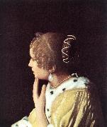 Lady with Her Maidservant Holding a Letter (detail)  iyt